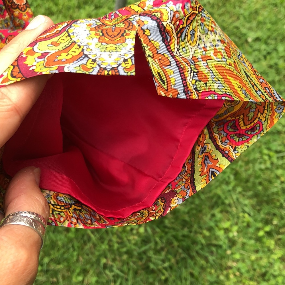 8 Silk Paisley Pants Audra Liz Claiborne - Picture 5 of 8
